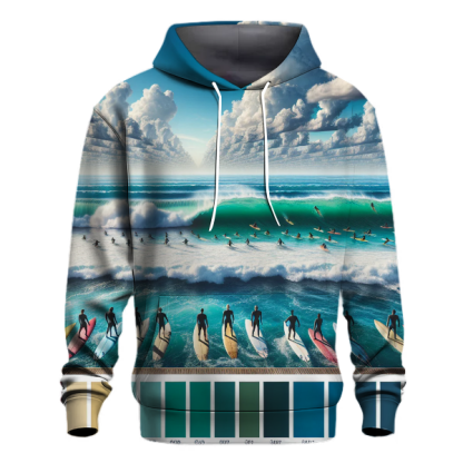Surfing Wave Hoodie