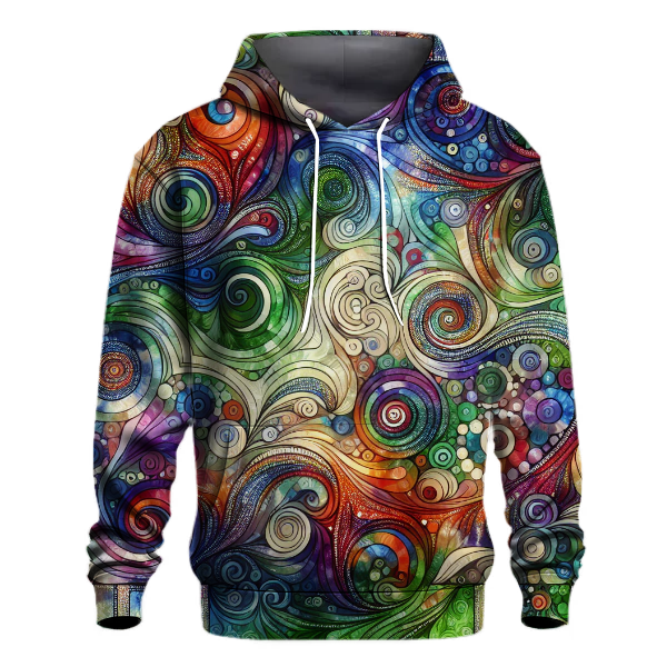 Funky Tie-Dye Expressions Hoodie