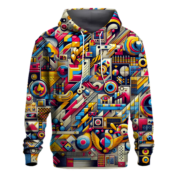 Retro Graphic Mashup Hoodie