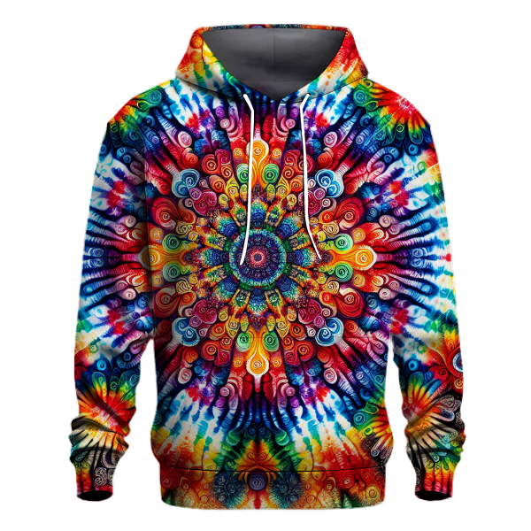 Rainbow Spectrum Tie-Dye Hoodie
