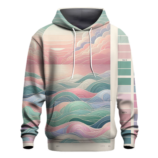 Seaside Pastel Fantasy Hoodie