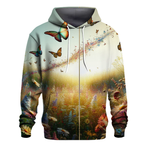 Wildflowers and Wings Hoodie