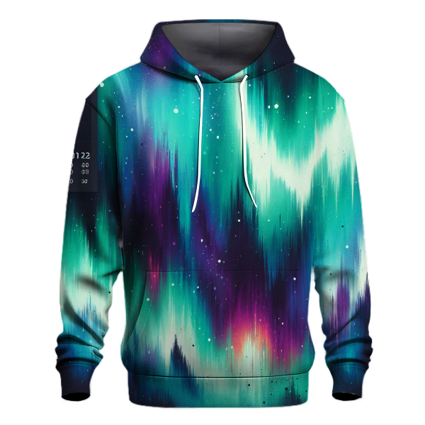 Mystic Aurora Tie-dye Design Hoodie