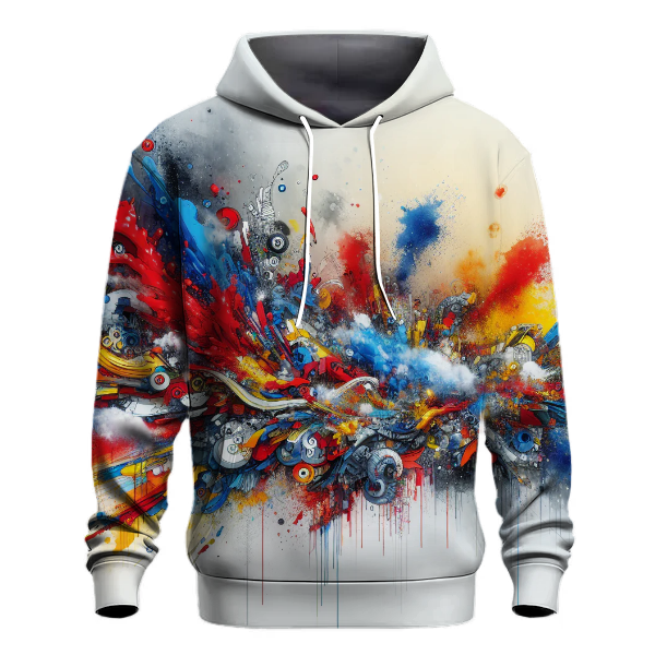 Graffiti Art Splash Hoodie