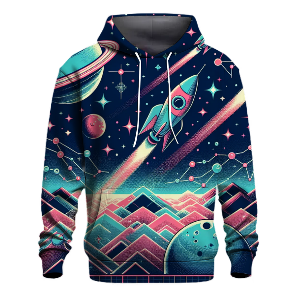 Cosmic Retro Space Hoodie