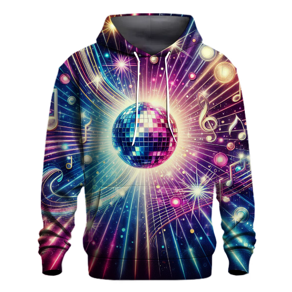 Disco Lights and Music Hoodie