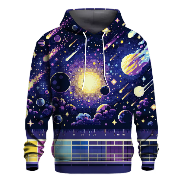 Pixelated Galaxy Quest Hoodie