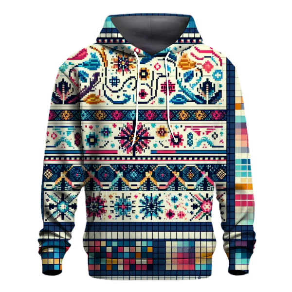 Pixel Perfect Pattern Hoodie