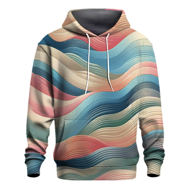 Electric Pastel Wave Hoodie