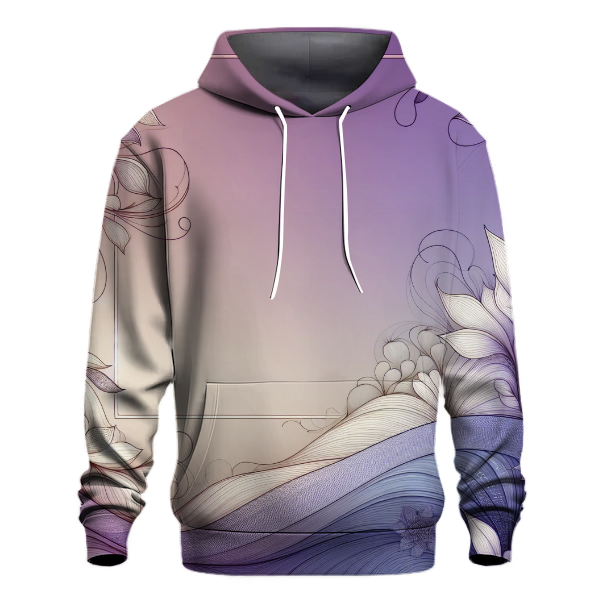 Dreamy Lavender Gradient Hoodie