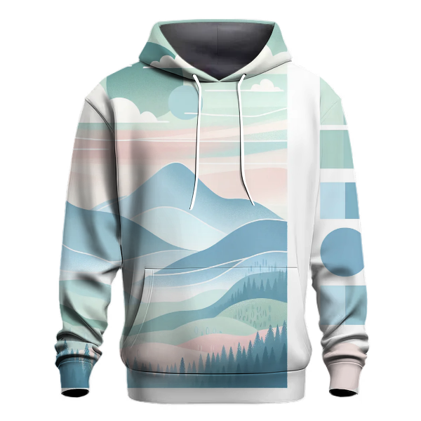 Peaceful Mountain Landscape Hoodie