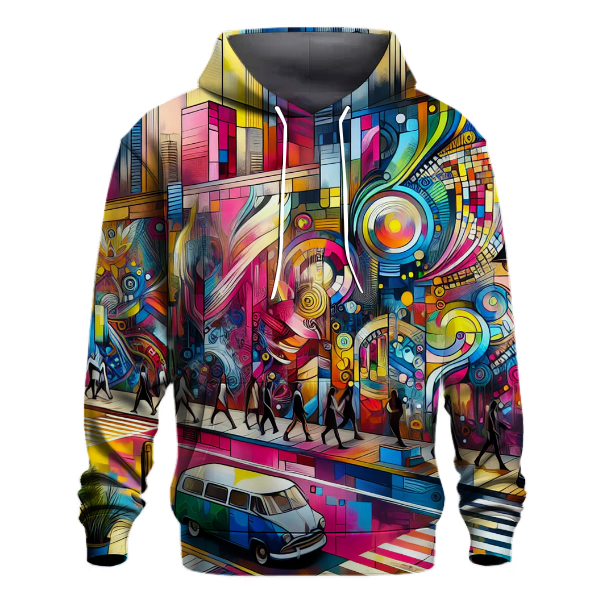 Vibrant Urban Art Hoodie