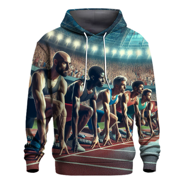 Track and Field Sprinting Dreams Hoodie