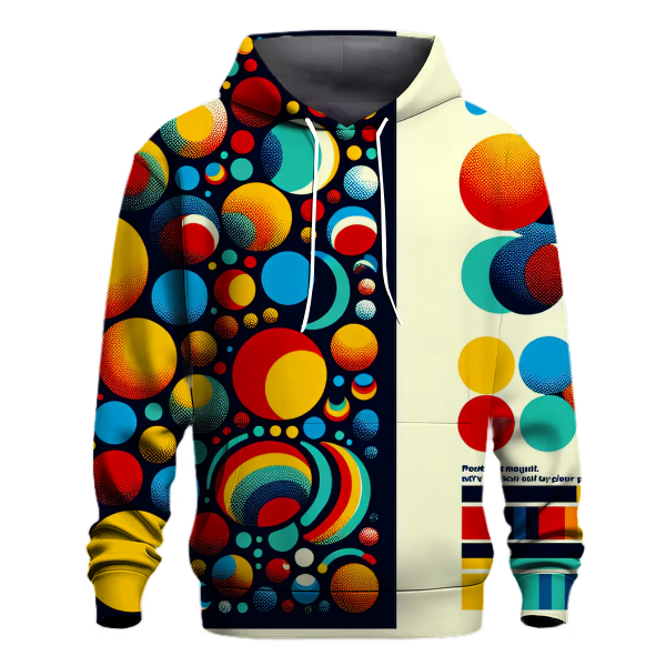 Colorful Rainbow Dots Hoodie