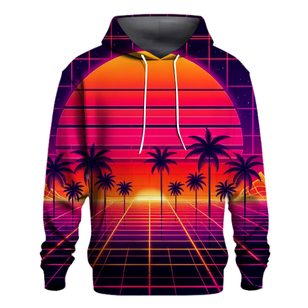 Synthwave Sunset Escape Hoodie