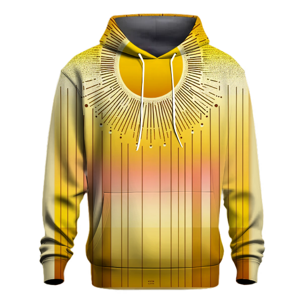 Sunshine Burst Gradient Design Hoodie