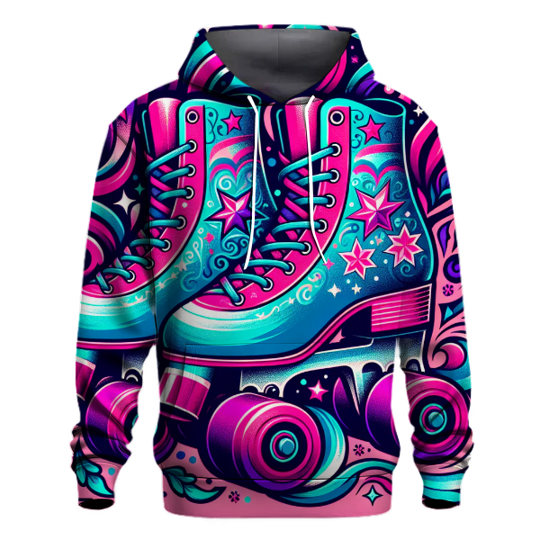 Cosmic 80s Roller Hoodie