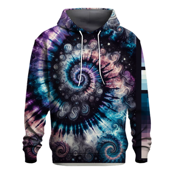 Galactic Traveler Tie-dye Design Hoodie