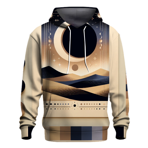 Eclipse Over Desert Hoodie