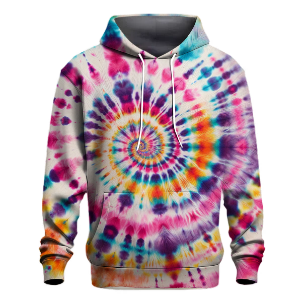 Retro Tie-Dye Vortex Hoodie