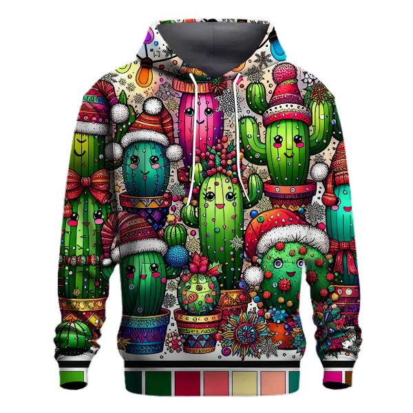 Happy Holiday Cacti Hoodie