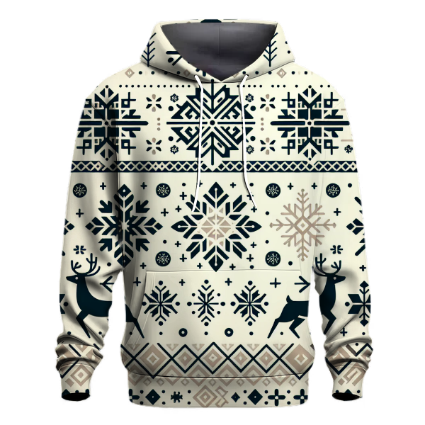 Nordic Knit-Inspired Hoodie