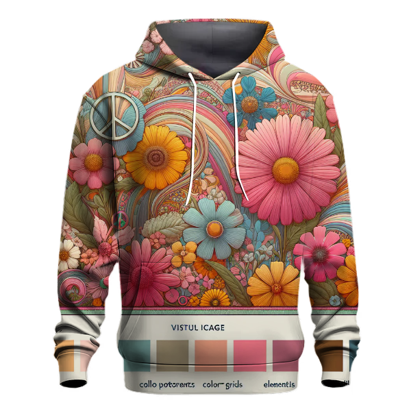 Retro Flower Child Hoodie