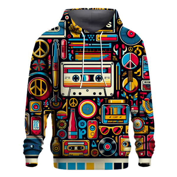 Funky 70s Icons Hoodie