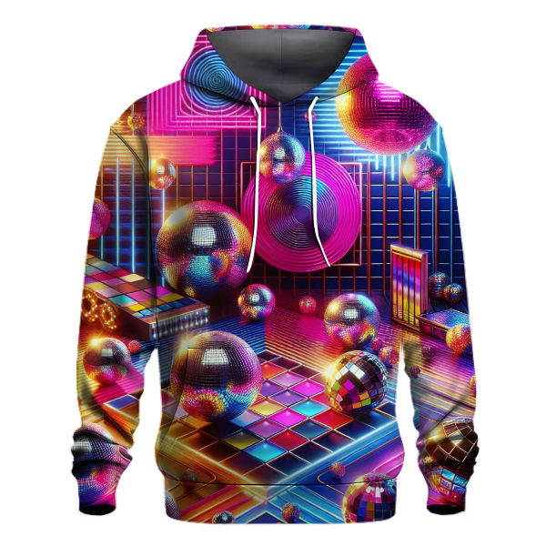 Bold Disco Patterns Hoodie