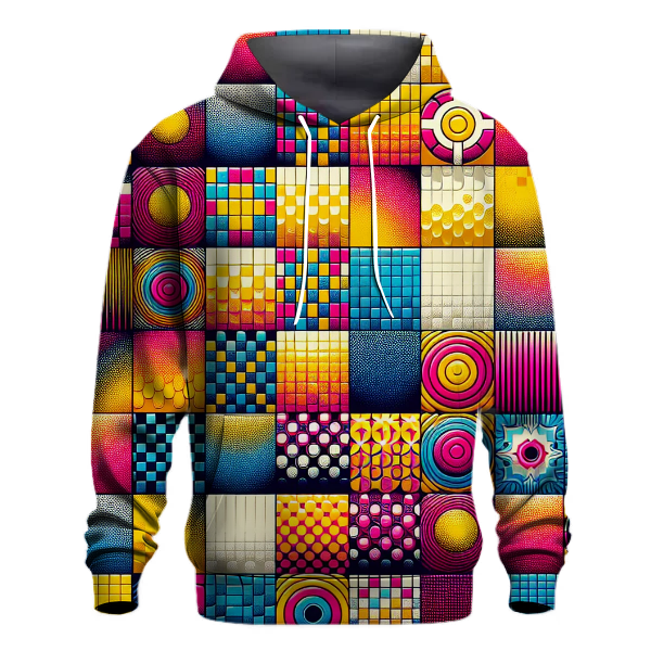 Funky Disco Checkered Hoodie