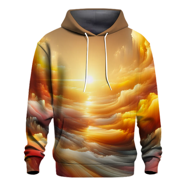 Golden Sunrise Splendor Hoodie