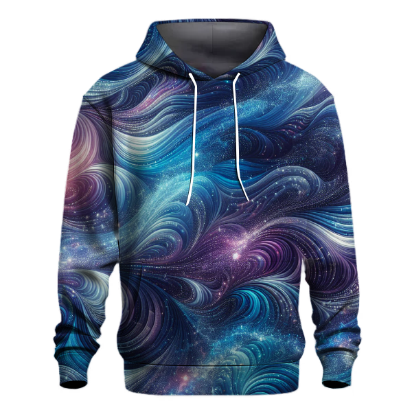 Cosmic Wave Patterns Hoodie