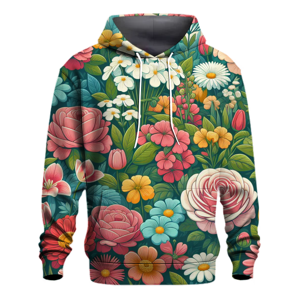 Dazzling Flower Garden Hoodie