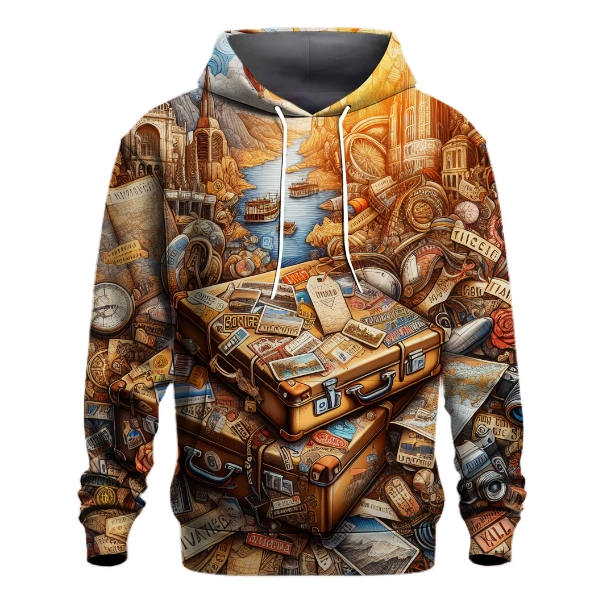 Adventure Awaits Travel the World Hoodie