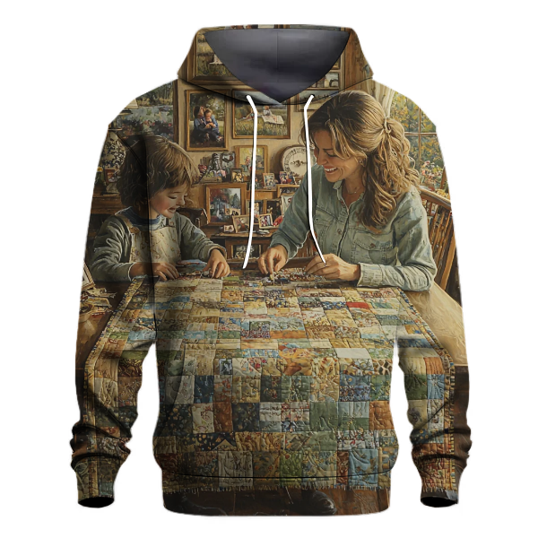 The Weaving of Time A Mothers Cherished Memories Hoodie