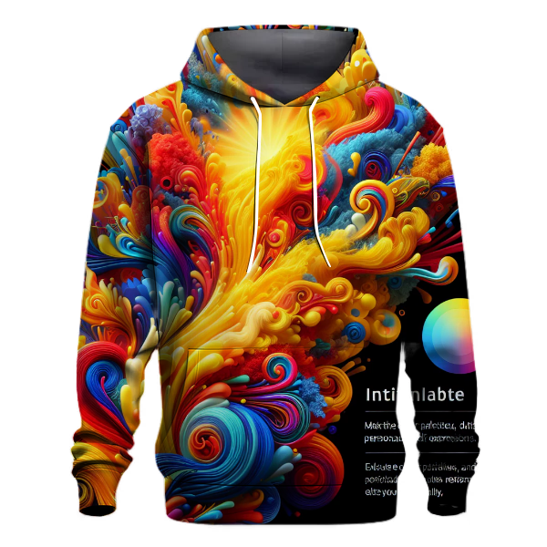 Vivid Dreamscape Tie-Dye Design Hoodie