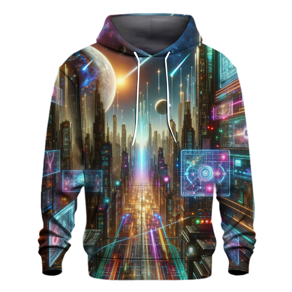 Galactic Cyberpunk Journey Hoodie