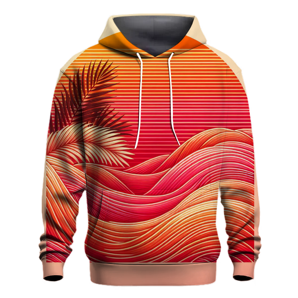 Tropical Sunset Sweep Hoodie