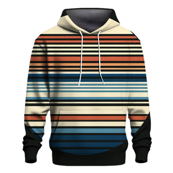 Retro Stripe Harmony Hoodie