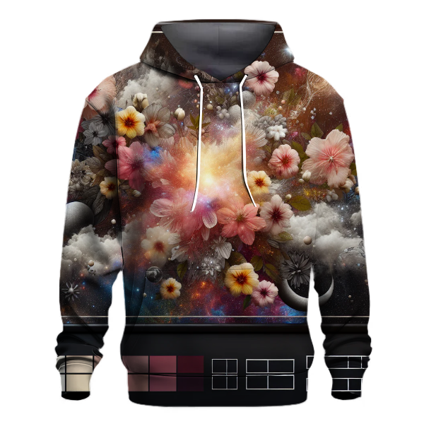 Cosmic Floral Hoodie