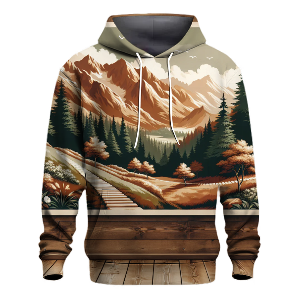 Retro Hiking Trails Hoodie