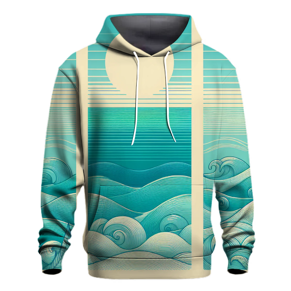 Luminous Lagoon Gradient Hoodie