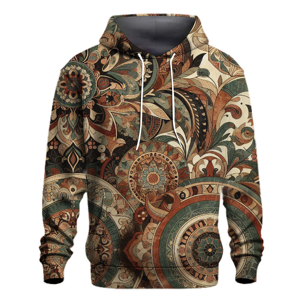 Earthy Tapestry Harmony Hoodie