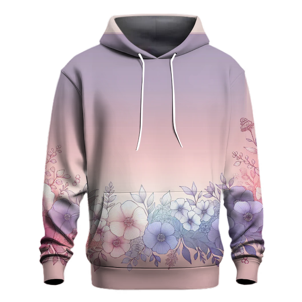 Fantasy Garden Gradient Design Hoodie