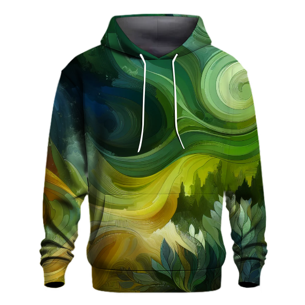 Lush Greenery Fade Hoodie
