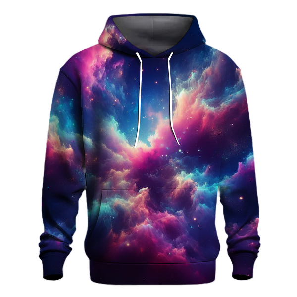 Cosmic Retro Nebula Hoodie