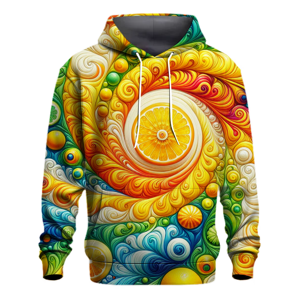 Bright Citrus Medley Tie-Dye Hoodie