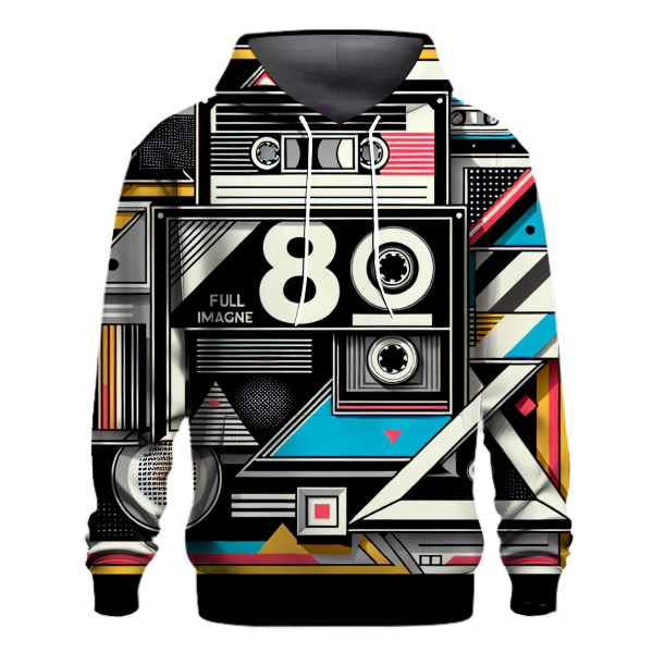 Vibrant VHS Vibes Hoodie