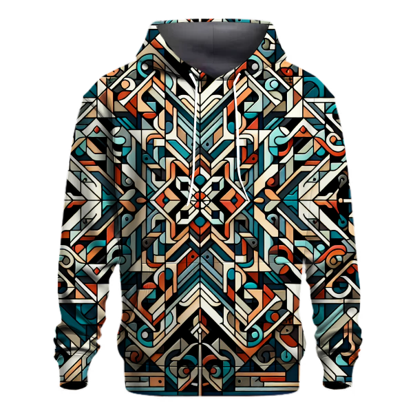 Geometric Mosaic Hoodie