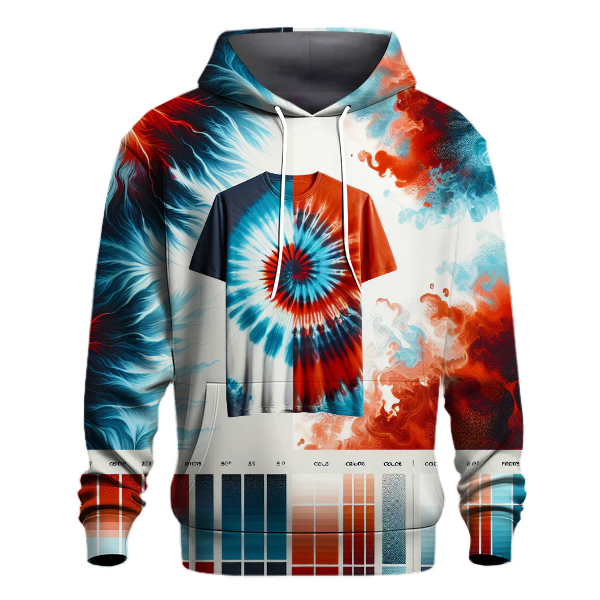 Fire and Ice Contrast Hoodie